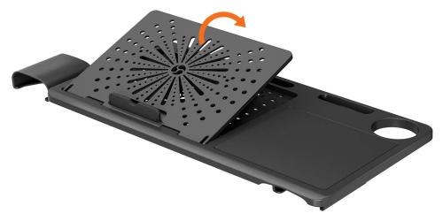 Съёмный ноутбучный столик для кресла FoxGear NETZ NTray Чёрный