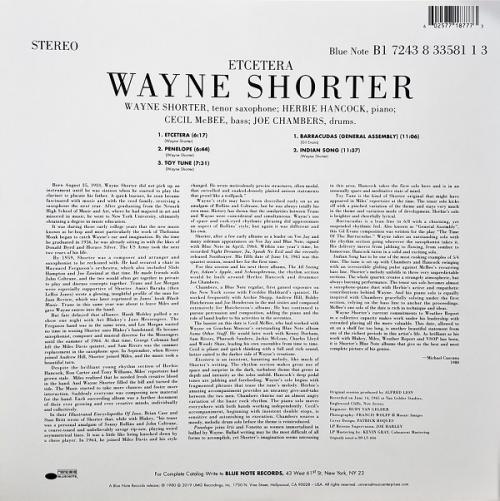 Виниловая пластинка Shorter, Wayne, Etcetera
