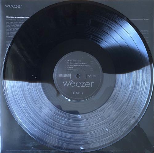 Виниловая пластинка Weezer, Weezer (BLACK Album) (Limited Clear/Black Vinyl)