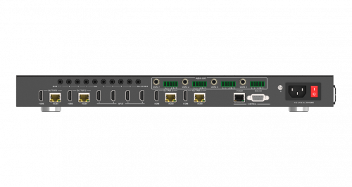 Набор из матричного коммутатора HDMI и приемников HDBaseT Prestel MHT-44R150