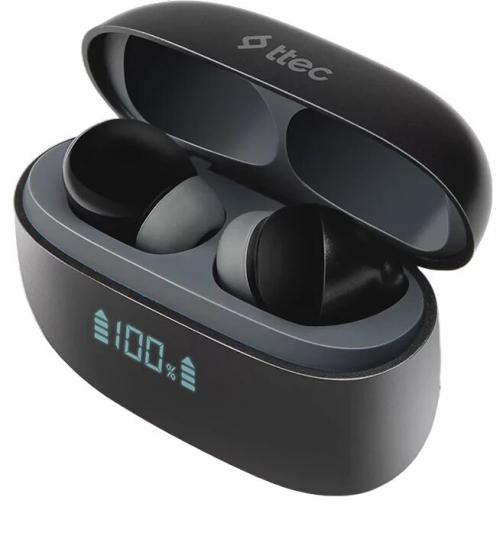 Наушники TTEC AirBeat Pro ANC LCD TWS Bluetooth Headset Black