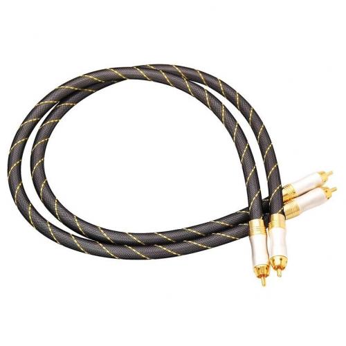 Кабель межблочный аудио Dynavox High End Line Cinchkabel Stereo 3.0m (204973)