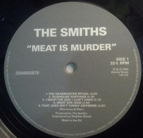 Виниловая пластинка WM The Smiths Meat Is Murder