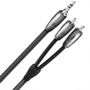 Кабель межблочный аудио AudioQuest Angel 3.5M-2RCA 0.6m