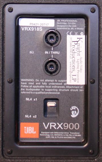 Jbl vrx918s outlet