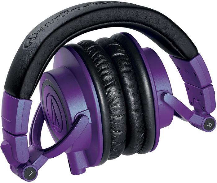 Audio Technica ATH M50X purple black